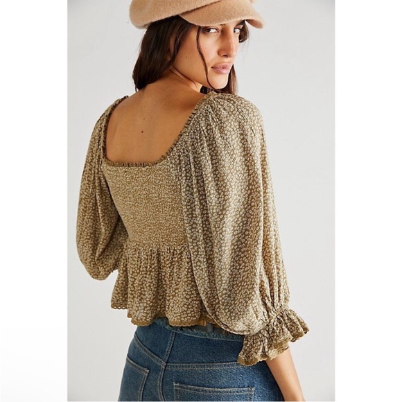 Free People Brittnee Printed Top - Picture 4 of 12